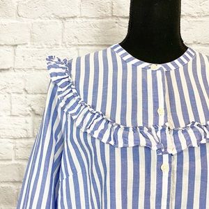 Old Navy Blue Striped Shirt